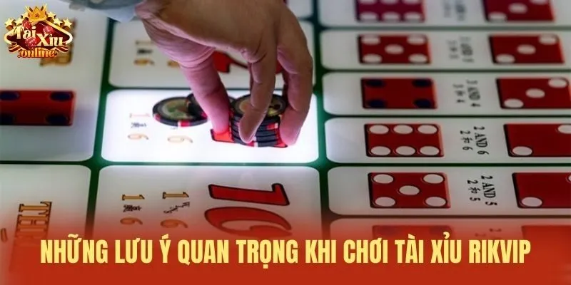 Những lưu &yacute; quan trọng khi chơi T&agrave;i xỉu Rikvip
